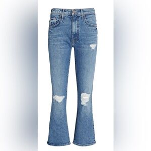 Size 25 Mother Insider Ankle in Bloom and Doom